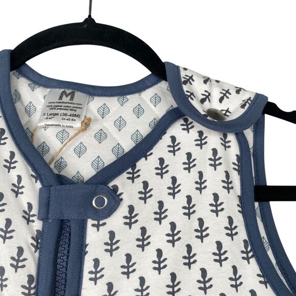 NWT Malabar Baby Fort Organic Cotton Thick Quilted Sleep Bag SZ XL - Picture 6 of 10